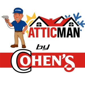 Insulation by Cohens, LLC Attic Man Division Shirt
