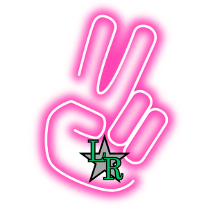 Neon Finger with Green Gray