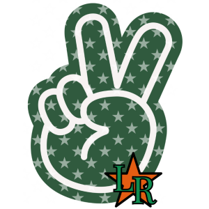 Green Finger with Stars Orange LR