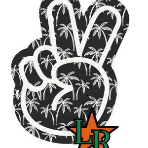 Black Fingers Palm Tree Orange LR 100 Trans