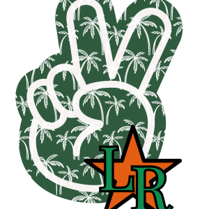 Green Fingers Palm Trees Orange LR