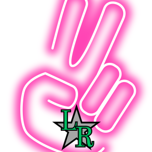 Neon Finger with Green Gray